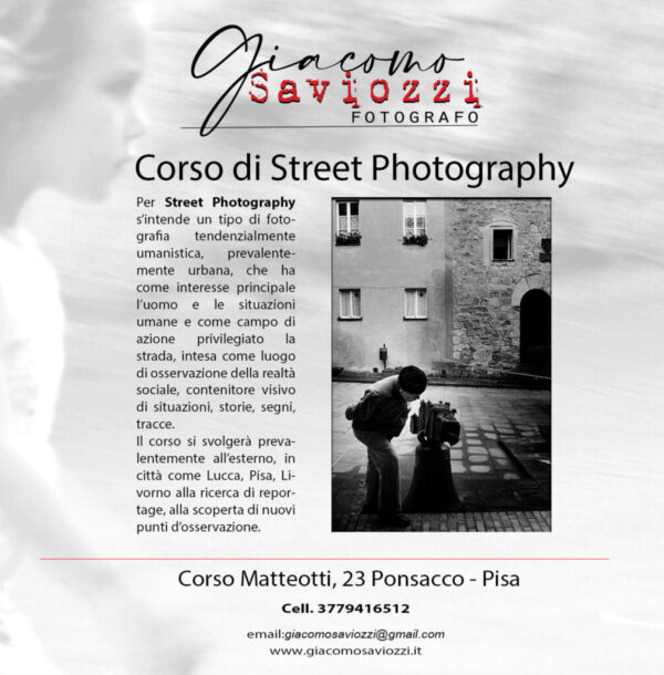 corso di street photography